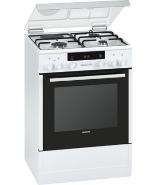 Siemens iQ300 Cucina Elettrico/Gas Gas Bianco