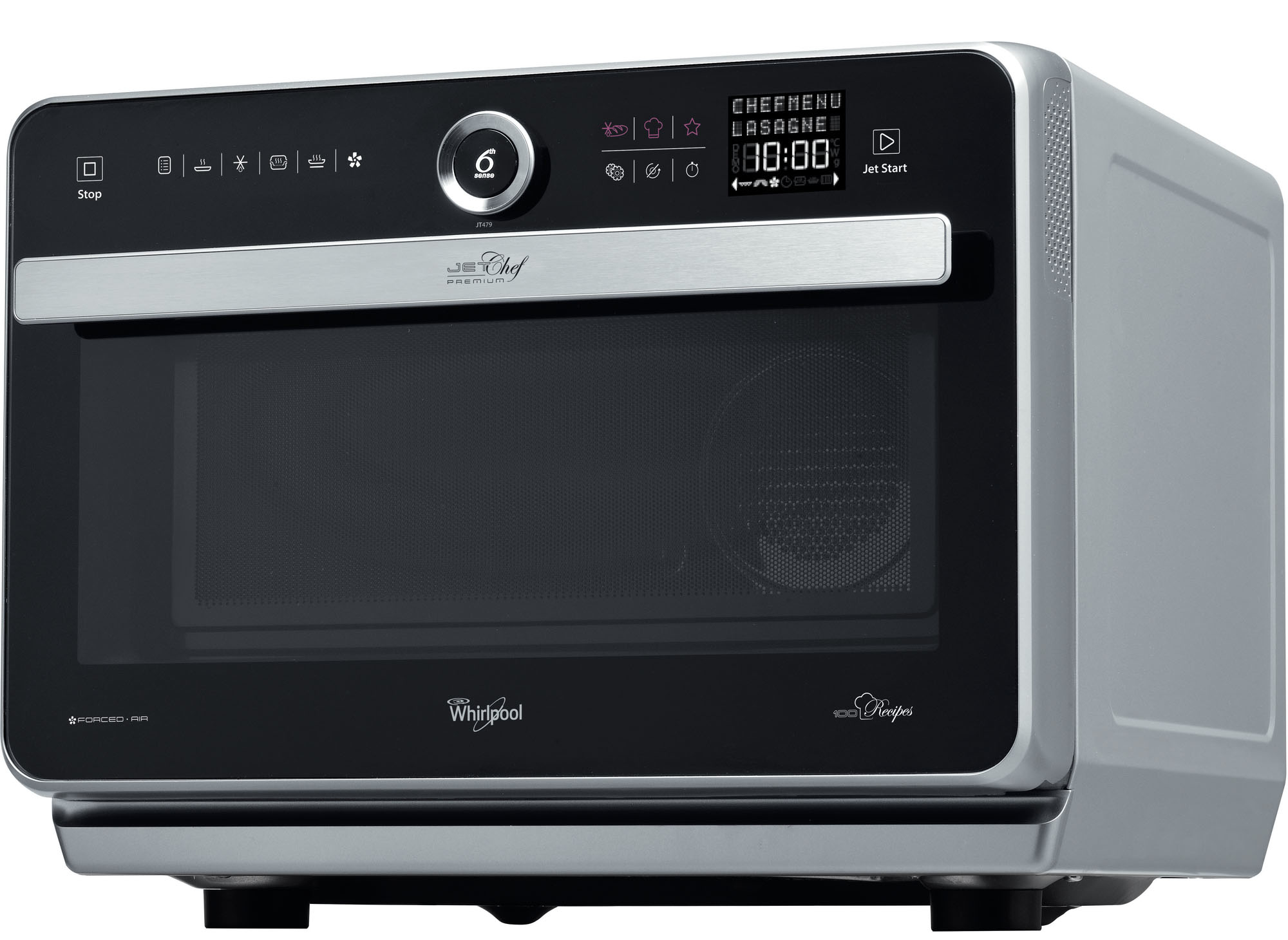 JT479SILVER - Whirlpool JT 479 SL Superficie piana Microonde combinato 33 L  1000 W Nero, Argento - Forno microonde - Cottura cibi - Negozi Elettronica  Roma - Radionovelli