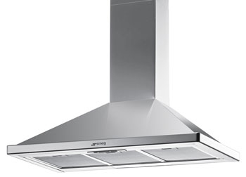 Smeg KD9X cappa aspirante Cappa aspirante a parete Argento 430 m³/h