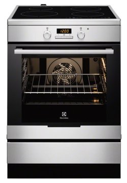 Electrolux EKI6451AOX cucina Elettrico Piano cottura a induzione Nero, Stainless steel A