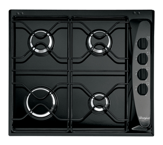 Whirlpool AKM 268/NB Nero Da incasso Gas 4 Fornello(i)