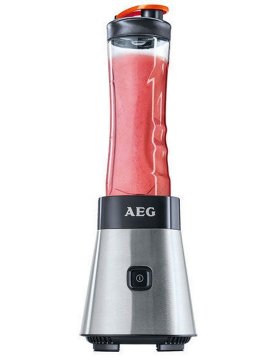 AEG SB 2500 0,6 L Sbattitore con base 300 W Nero, Acciaio inox