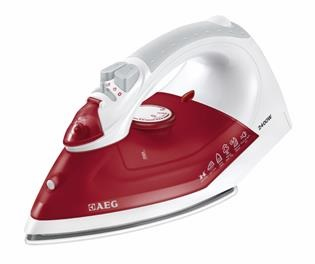 AEG DB 1380 Ferro a vapore Piastra in Ceramica Rosso, Bianco