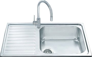 Smeg LG861S-2 lavello Lavello montato su piano Rettangolare Acciaio inox