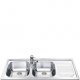 Smeg LXP116D lavello Lavello montato su piano Rettangolare Acciaio inox 2