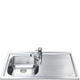 Smeg LXP861D lavello Lavello montato su piano Rettangolare Acciaio inox