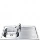 Smeg LXP861D lavello Lavello montato su piano Rettangolare Acciaio inox 2