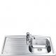 Smeg LXP861S lavello Lavello montato su piano Rettangolare Acciaio inox 2