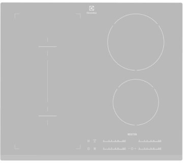 Electrolux EHI6540FOS piano cottura Argento Da incasso Piano cottura a induzione 4 Fornello(i)