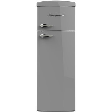 Bompani BODP271/G frigorifero con congelatore Libera installazione 311 L Grigio, Platino