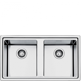 Smeg LFT862 lavello Lavello montato su piano Rettangolare Acciaio inox