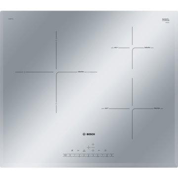 Bosch Serie 6 PIJ659FC1E piano cottura Grigio, Metallico Da incasso Piano cottura a induzione 3 Fornello(i)