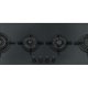 Franke Crystal FHCR 1204 3G TC HE BK C Nero Da incasso Gas 4 Fornello(i) 2