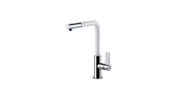 Franke Neptune Evo Pull-out Cromo, Bianco