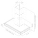 Elica Top Sense IXBL/F/90 Cappa aspirante a parete Nero, Acciaio inox 6