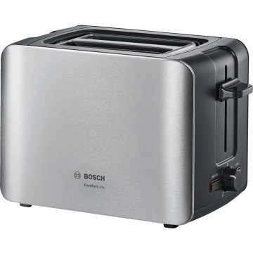 Bosch TAT6A913 tostapane 2 fetta/e 1090 W Nero, Acciaio inox
