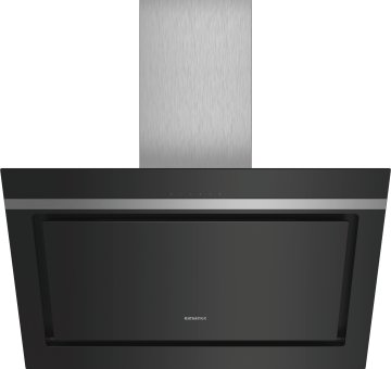 Siemens LC87KIM60 cappa aspirante Cappa aspirante a parete Nero, Acciaio inox 670 m³/h