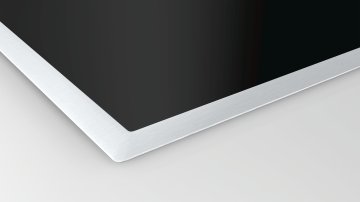 Siemens EH845LVC1E piano cottura Nero, Acciaio inox Da incasso Piano cottura a induzione 5 Fornello(i)