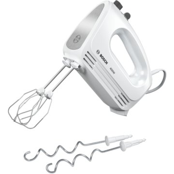 Bosch MFQ24200 Sbattitore CleverMixx 400 W Bianco, Inox spazzolato