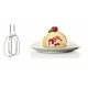 Bosch MFQ24200 Sbattitore CleverMixx 400 W Bianco, Inox spazzolato 8