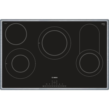 Bosch Serie 6 PKC845FP1D piano cottura Nero Da incasso Ceramica 4 Fornello(i)
