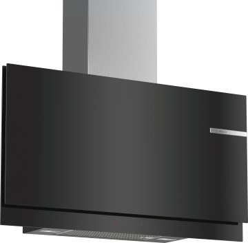 Bosch Serie 6 DWF97KM60 cappa aspirante Cappa aspirante a parete Nero, Acciaio inox 730 m³/h