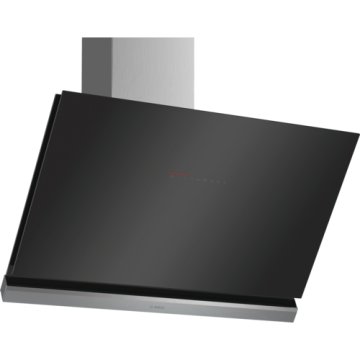 Bosch Serie 8 DWK98PP60 cappa aspirante Cappa aspirante a parete Nero, Acciaio inox 840 m³/h