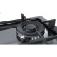 Bosch Serie 6 PCH6A5C90D piano cottura Nero, Acciaio inox Da incasso Gas 4 Fornello(i) 6