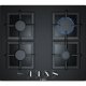 Bosch Serie 6 PPP6A6B20 piano cottura Nero Da incasso Gas 4 Fornello(i) 2