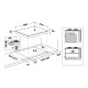 Hotpoint FTGHG 641 D/HA(BK) Nero Da incasso 60 cm Gas 4 Fornello(i) 6