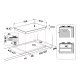 Hotpoint Ariston Piano cottura a gas FTGHG 751 D/HA(BK) 14