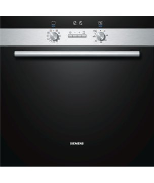 Siemens HB73GR555 forno 63 L 3650 W Nero, Acciaio inox
