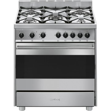 Smeg B8GMXI9 cucina Elettrico Gas Acciaio inox