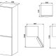 Smeg FC34BPNF1 frigorifero con congelatore Libera installazione 318 L Bianco 3