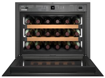 Liebherr WKEgb 582 GrandCru Cantinetta termoelettrica Da incasso Nero 18 bottiglia/bottiglie