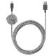 Native Union NCABLE-L-ZEB-V2 cavo Lightning 3 m Nero, Bianco 3