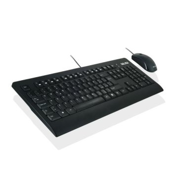 Nilox CT10 tastiera Mouse incluso Ufficio USB QWERTY Italiano Nero