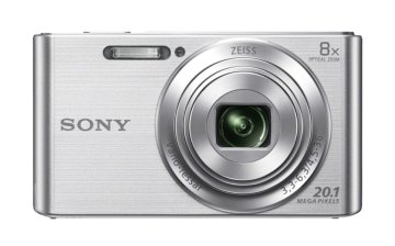 Sony Cyber-shot DSCW830, fotocamera compatta con zoom ottico 8x, Argento