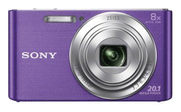 Sony Cyber-shot DSCW830, fotocamera compatta con zoom ottico 8x, Viola