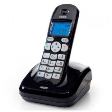 Saiet VEGA Telefono DECT Nero