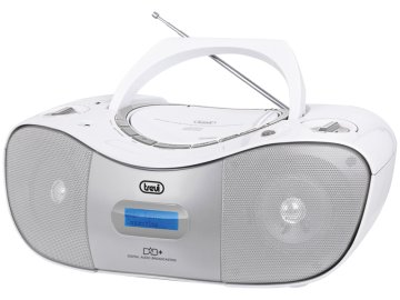 Trevi CMP 582 DAB Digitale 3,6 W DAB, DAB+, FM Argento, Bianco Riproduzione MP3