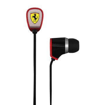 Ferrari by Logic3 Scuderia R100 Auricolare Cablato In-ear Nero