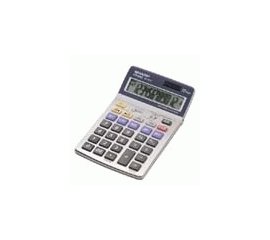 Sharp EL-337CB calcolatrice Tasca Calcolatrice finanziaria Argento
