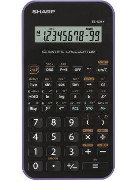 Sharp EL-501XBVL calcolatrice Tasca Calcolatrice scientifica Nero