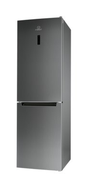 Indesit LI80 FF2O X B frigorifero con congelatore Libera installazione 301 L Grigio, Acciaio inossidabile