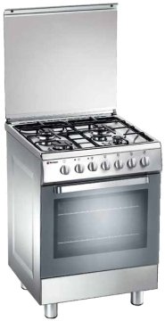 Tecnogas D62NXS cucina Electric,Natural gas Gas Acciaio inox