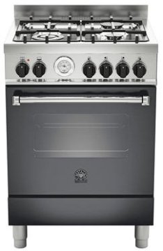 Bertazzoni La Germania AM6 4C 61 B NE T cucina Gas Nero A