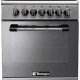 Tecnogas P664CMX cucina Elettrico Ceramica Acciaio inox 2