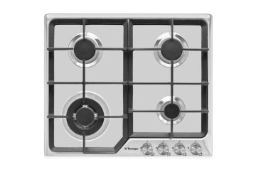 Tecnogas F64VGX piano cottura Acciaio inox Da incasso Gas 4 Fornello(i)