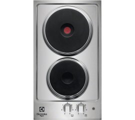 Electrolux PQX320P piano cottura Nero, Acciaio inox Da incasso Piastra sigillata 2 Fornello(i)